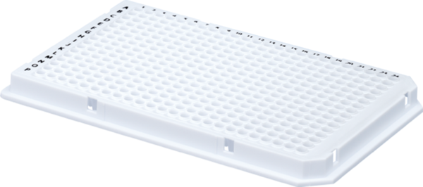 Plaque PCR jupe intégrale, 384 puits, blanc, Low profile, 40 µl, PCR Performance Tested, PP