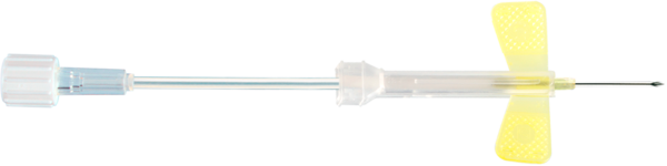 Aguja Safety-Multifly®, 20G x 3/4'', amarillo, longitud del tubo: 80 mm, 1 unidades/blíster