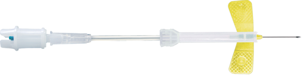 Safety-Multifly® needle, 20G x 3/4'', yellow, tube length: 80 mm, 1 piece(s)/blister