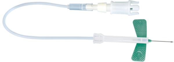 Safety-Multifly® needle, 21G x 3/4'', green, tube length: 200 mm, 1 piece(s)/blister