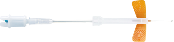 Aguja Safety-Multifly®, 25G x 3/4'', naranja, longitud del tubo: 80 mm, 1 unidades/blíster