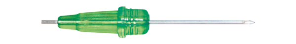 Microaguja, 21G x 3/4'', verde, 1 unidades/blíster