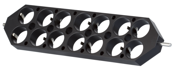 Block rotor, for 14 tubes up to 28 mm diameter, for SARMIX® M 2000
