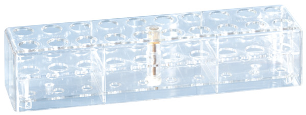 Portoir, PC, format : 10 x 2, compatible avec tubes, tous les Ø de S-Monovette®