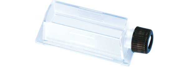 x-well cell culture chamber, flask, on coverglass