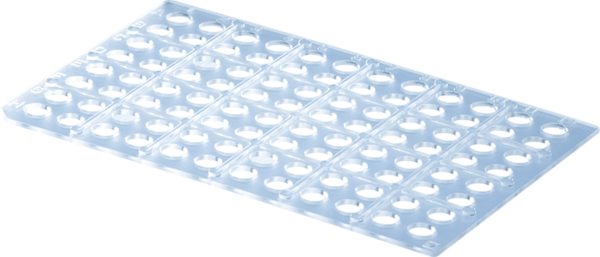 PCR-Arbeitstray, PC, Rastermaß: 12 x 8, passend für 0,1 ml und 0,2 ml PCR-Gefäße