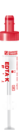 S-Monovette® EDTA K3, 4 ml, tampa vermelha, (CxØ): 75 x 15 mm, com etiqueta de plástico