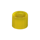 Schraubverschluss, gelb, passend für Röhren Ø 16-16,5 mm
