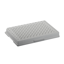 Plaque ELISA, 96 puits, fond plat, PS, blanc, Haute adsorption