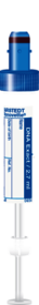 S-Monovette® DNA Exact, 2,7 ml, tampa azul, (CxØ): 75 x 13 mm, com etiqueta de papel
