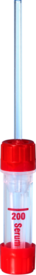 Microvette® 200 Serum CAT, 200 µl, cap red, flat base