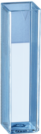 Cubeta, 4,2 ml, (AxL): 45 x 12 mm, PS, transparente, lados óticos: 2