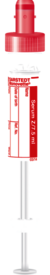 S-Monovette® Soro CAT, 7,5 ml, tampa vermelha, (CxØ): 92 x 15 mm, com etiqueta de papel