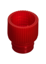 Push cap, red, suitable for tubes Ø 11.5 and 12 mm