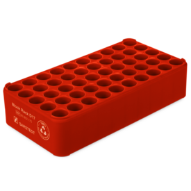 Block Rack D17, Ø opening: 17 mm, 5 x 10, orange