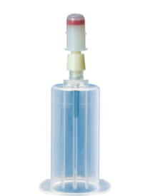 Adaptador para cultivo de sangre LongNeck, tapón roscado con membrana montado