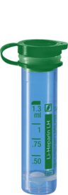 Micro-Probengefäß Lithium-Heparin, 1,3 ml, Eindrückstopfen, ISO