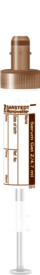 S-Monovette® Sérum Gel CAT, 4,7 ml, bouchon marron, (L x Ø) : 75 x 15 mm, avec étiquette papier