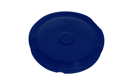 Plaquitas de codificación, azul, PP, adecuada para tapones de rosca 65.712.xxx