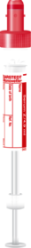 S-Monovette® Soro CAT, 4,9 ml, tampa vermelha, (CxØ): 90 x 13 mm, com etiqueta de papel