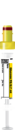 S-Monovette® Fluoruro/EDTA FE, 2,7 ml, cierre amarillo, (LxØ): 66 x 11 mm, con etiqueta de papel