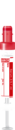 S-Monovette® Sérum CAT, 2,7 ml, bouchon rouge, (L x Ø) : 66 x 11 mm, avec étiquette papier