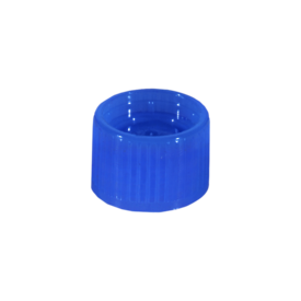 Bouchon à vis, bleu, compatible avec tubes Ø 15,3 mm