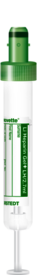 S-Monovette® Heparina de lítio gel+ LH, 2,7 ml, tampa verde, (CxØ): 75 x 13 mm, com etiqueta de papel