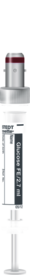 S-Monovette® Fluorure/EDTA FE, 2,7 ml, bouchon gris, (L x Ø) : 66 x 11 mm, avec étiquette papier