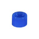 Schraubverschluss, blau, passend für Röhren Ø 15,3 mm