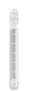 Tubo, 8 ml, (CxØ): 100 x 13 mm, PS, com impressão