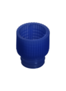 Bouchon pression, bleu, compatible avec tubes Ø 12 mm