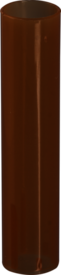 Adapter tube, (LxØ): 54 x 11 mm, PP, brown
