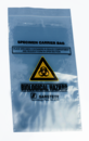 Specimen bag, (LxW): 260 x 160 mm, LD-PE, transparent, Biohazard