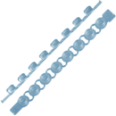 Tira de tapas PCR, PCR Performance Tested, PP, transparente, tapón plano