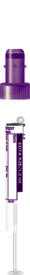 S-Monovette® EDTA K2, 1,2 ml, cierre violeta, (LxØ): 66 x 8 mm, con etiqueta de plástico