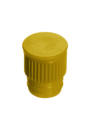 Eindrückstopfen, gelb, passend für Röhren Ø 15,7 mm