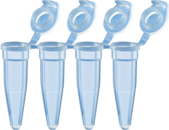 PCR strip of 4, 200 µl, Biosphere® plus, transparent, PP, flat cap