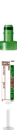 S-Monovette® Héparine de lithium gel LH, 2,6 ml, bouchon vert, (L x Ø) : 65 x 13 mm, avec étiquette papier