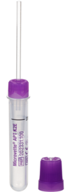 Microvette® APT 250 EDTA K2E, 250 µl, Verschluss violett, Stopfen, Rundboden