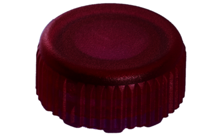 Screw cap, red, sterile, suitable for screw cap micro tubes