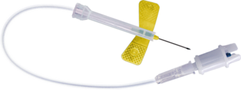 Safety-Multifly® needle, 20G x 3/4'', yellow, tube length: 200 mm, 1 piece(s)/blister