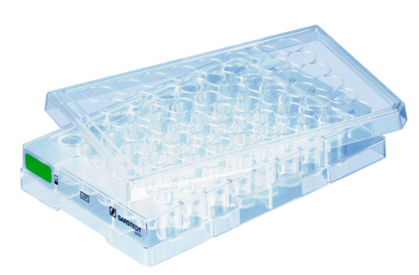 Cell culture plate, 48 well, surface: Suspension, flat base
