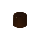 Screw cap, HD-PE, brown, for tubes 75 x 13 mm