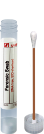 Forensic swab, round, in the tube with ventilation membrane, ISO 18385, 95 mm, cotton