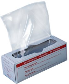 Sacs autoclavables, 2 l, (L x l) : 300 x 200 mm, PP, transparent, sans impression