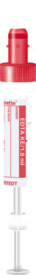 S-Monovette® K3 EDTA, 1,8 ml, Verschluss rot, (LxØ): 65 x 13 mm, mit Papieretikett