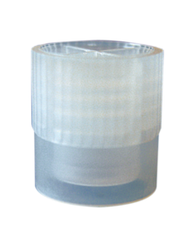 Skirted push cap, natural, suitable for tubes Ø 11.5 and 12 mm