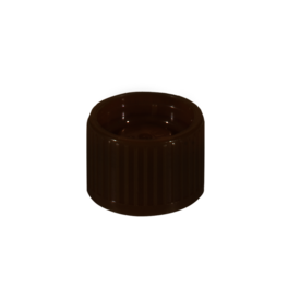 Screw cap, brown, suitable for tubes Ø 15.3 mm