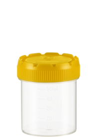 Multi-purpose container, max. volume: 70 ml, (LxØ): 55 x 44 mm, graduated, PP, translucent